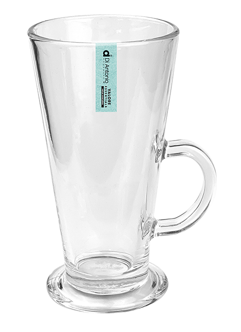 Latte or Hot Chocolate Glass 280ml Valore Essentials