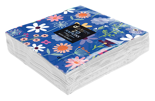 Paper Napkins / Serviettes 330x330mm Pack of 20 Ditsy Flower
